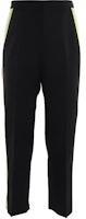 Valentino Black Straight-Leg Casual Pants with Stripe Detail. VV3RBG0171K36M Valentino Black Straight-Leg Casual Pants with Stripe Detail. VV3RBG0171K36M