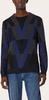 Valentino Sweater Hitam Wol Lengan Panjang Crewneck. XV3KC19F866EL9 Lookbook Valentino Sweater Hitam Wol Lengan Panjang Crewneck. XV3KC19F866EL9