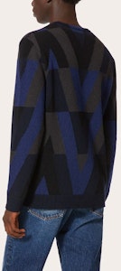 Valentino Sweater Hitam Wol Lengan Panjang Crewneck. XV3KC19F866EL9 Shop Valentino Sweater Hitam Wol Lengan Panjang Crewneck. XV3KC19F866EL9