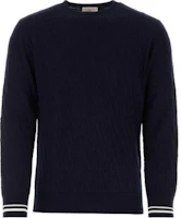 Order Valentino Blue Crewneck Pullover Slim-Fit Sweater 5V3KC30IAC8ZDL