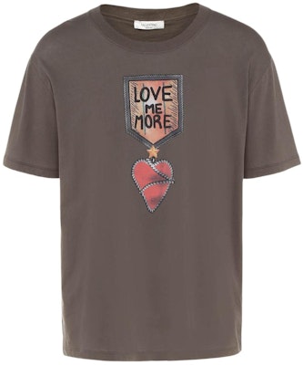 华伦天奴棕色爱心印花圆领T恤 PV3MG10S46ML90 Order 华伦天奴棕色爱心印花圆领T恤 PV3MG10S46ML90
