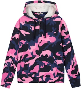 Valentino Hoodie Zip-Up Pink Camouflage dengan Drawstring. TV3MF06H5JC-13E Buy Valentino Hoodie Zip-Up Pink Camouflage dengan Drawstring. TV3MF06H5JC-13E