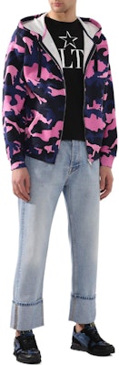 Sudadera Valentino Camuflaje Rosa con Capucha y Cremallera. TV3MF06H5JC-13E Purchase Sudadera Valentino Camuflaje Rosa con Capucha y Cremallera. TV3MF06H5JC-13E