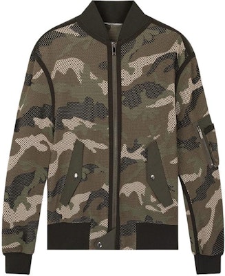 Valentino 迷彩拉鍊夾克 軍綠色長袖 TV3CIG205V7792 Order Valentino 迷彩拉鍊夾克 軍綠色長袖 TV3CIG205V7792