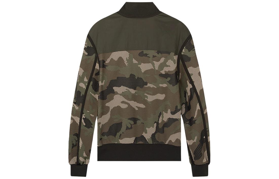 Lookbook Valentino 迷彩拉鍊夾克 軍綠色長袖 TV3CIG205V7792