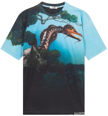 Valentino Camiseta Cuello Redondo Manga Corta Estampado Animal Degradado Escénico TV0MG05Y67T87M Order Valentino Camiseta Cuello Redondo Manga Corta Estampado Animal Degradado Escénico TV0MG05Y67T87M