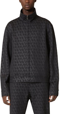 Valentino 灰色修身立领拉链夹克 3V3MF22M9KEMXM Shop Valentino 灰色修身立领拉链夹克 3V3MF22M9KEMXM