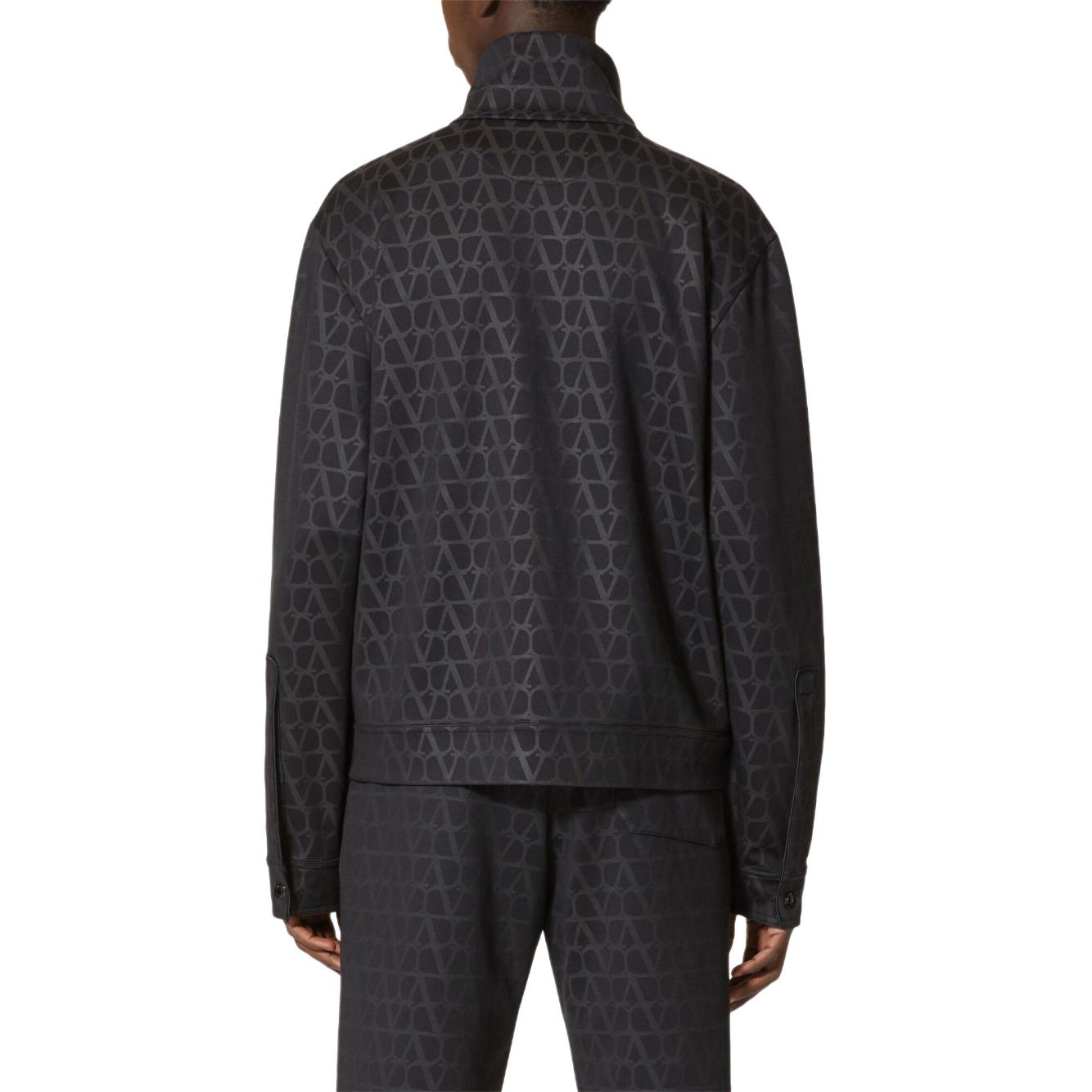 Purchase Valentino 灰色修身立领拉链夹克 3V3MF22M9KEMXM