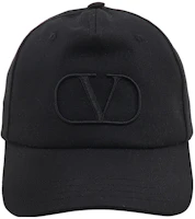 Lookbook Valentino 黑色刺繡Logo純棉帽 2Y2HDA10BDL0NO