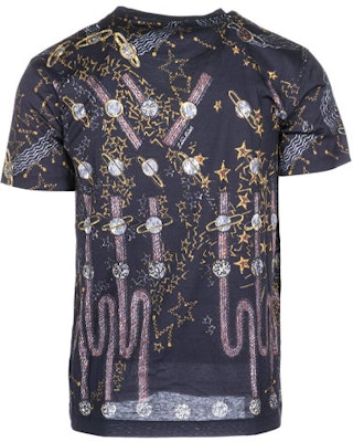 Camiseta Valentino logo estampado oversize azul marino cuello redondo. PV3MG10E4TKQW0 Lookbook Camiseta Valentino logo estampado oversize azul marino cuello redondo. PV3MG10E4TKQW0