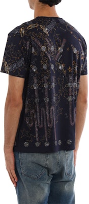 Camiseta Valentino logo estampado oversize azul marino cuello redondo. PV3MG10E4TKQW0 Details for Camiseta Valentino logo estampado oversize azul marino cuello redondo. PV3MG10E4TKQW0