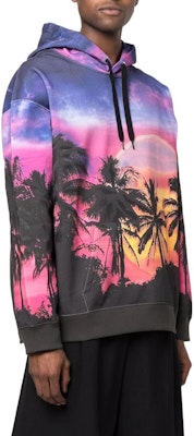 발렌티노 로고 풍경 프린트 드로스트링 후드티 멀티컬러. VMF18I850Z44 Purchase 발렌티노 로고 풍경 프린트 드로스트링 후드티 멀티컬러. VMF18I850Z44