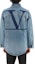 Shop Valentino Jaket Denim Potongan Longgar Lengan Panjang Biru Berbutang Depan 1V3DB01R8K1-BBW