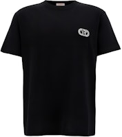 Valentino Solid Black Crew Neck Short Sleeve T-Shirt 4V3MG10V9LJ0NO Valentino Solid Black Crew Neck Short Sleeve T-Shirt 4V3MG10V9LJ0NO