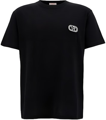 Valentino 黑色圆领短袖T恤 4V3MG10V9LJ0NO Buy Valentino 黑色圆领短袖T恤 4V3MG10V9LJ0NO