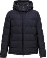 Valentino Solid Color Blue Hooded Jacket 5V3CNA319VFYE6 Valentino Solid Color Blue Hooded Jacket 5V3CNA319VFYE6