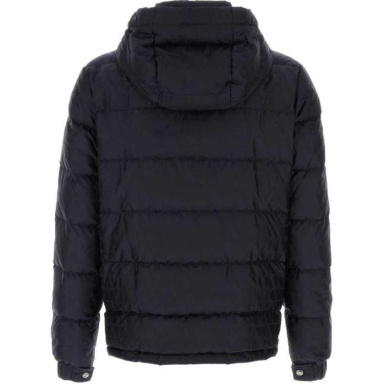 Lookbook ヴァレンティノ ソリッドカラー ブルー フード付きジャケット 5V3CNA319VFYE6