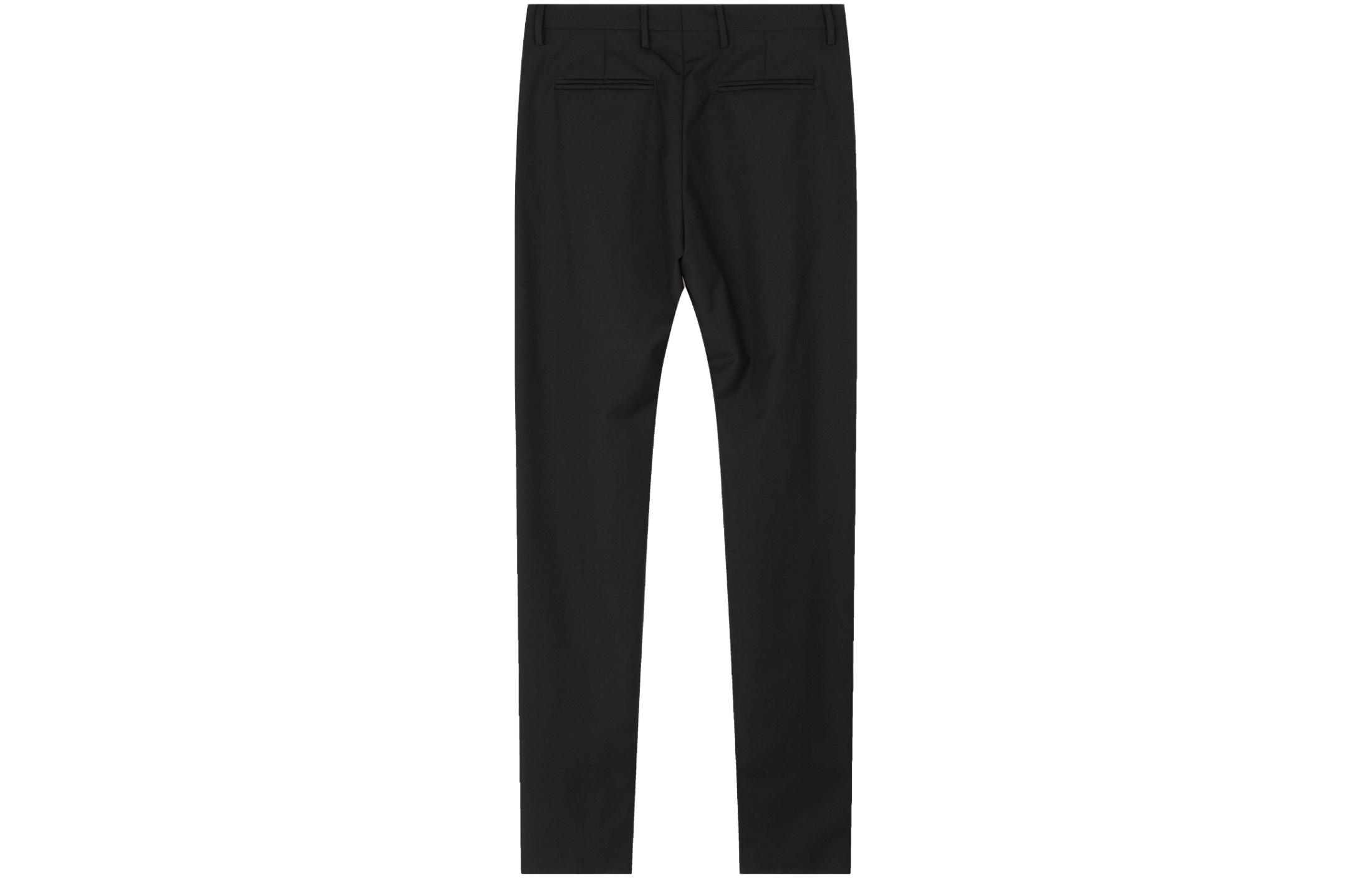 Lookbook Valentino Seluar Kasual Hitam Lurus Warna Padu Tengah Tinggi XVDRGE0025S-0NO