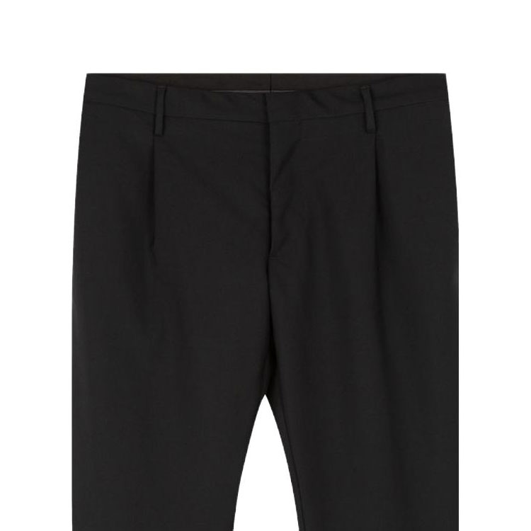 Shop Valentino Seluar Kasual Hitam Lurus Warna Padu Tengah Tinggi XVDRGE0025S-0NO