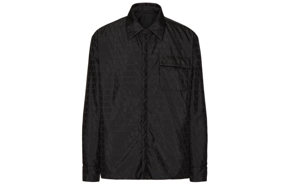 Order ヴァレンティノ 無地 オーバーサイズ 長袖ジャケット - ブラック 4V3CJJ109VFMXM