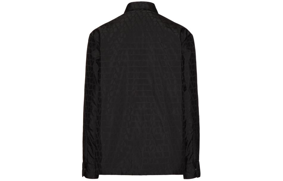 Lookbook ヴァレンティノ 無地 オーバーサイズ 長袖ジャケット - ブラック 4V3CJJ109VFMXM