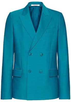 ヴァレンティノ ソリッド ダブルブレスト カジュアル ブレザージャケット ブルー 1V3CEE208E7HE8 Order ヴァレンティノ ソリッド ダブルブレスト カジュアル ブレザージャケット ブルー 1V3CEE208E7HE8