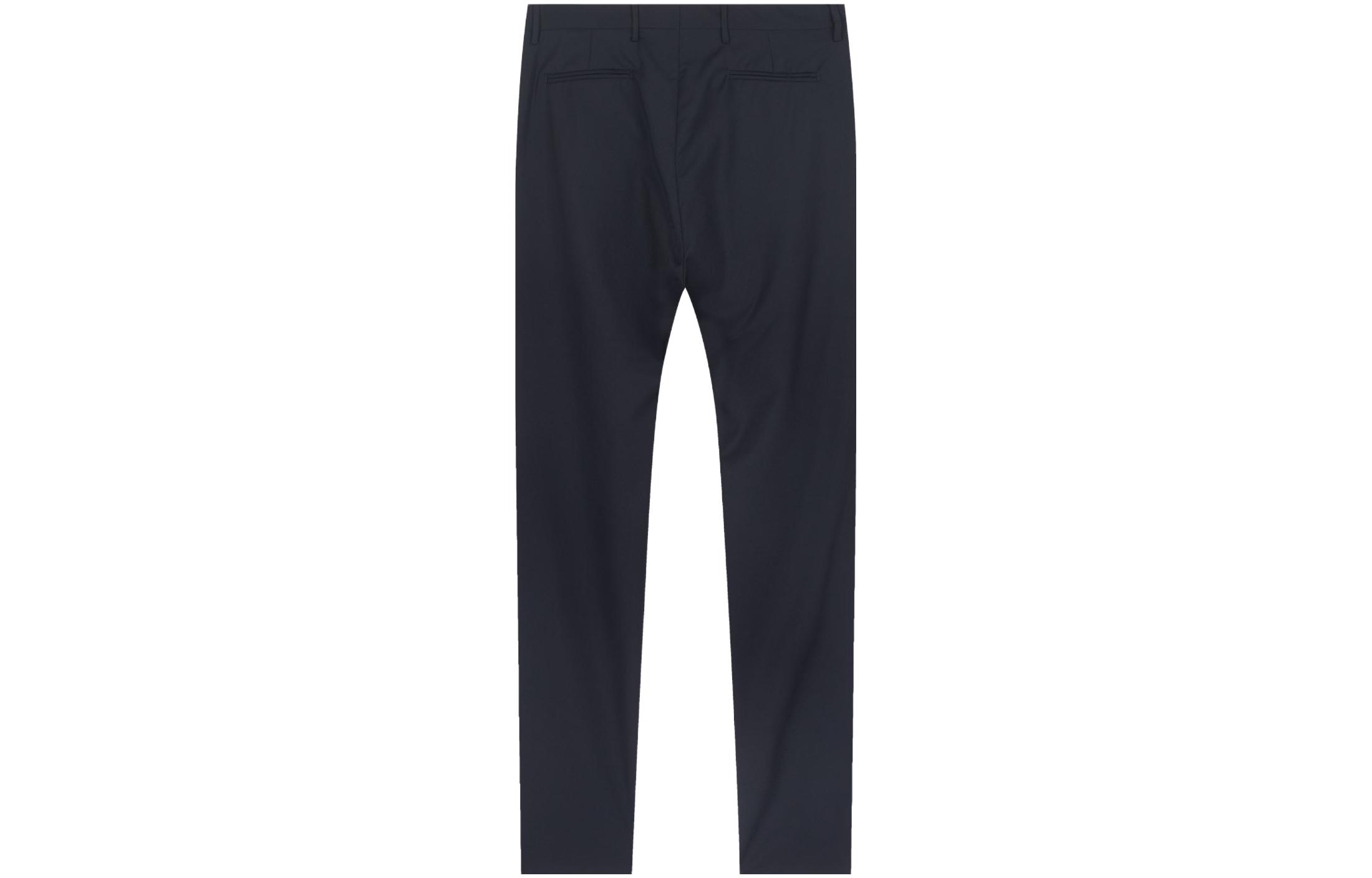 Lookbook Valentino 深藍色拼接側拉鍊口袋西裝褲 ZVDRGE0025S598