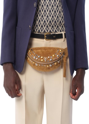 ヴァレンティノ インディゴブルー ソリッドシングルブレストブレザージャケット FW24 6V3CEG959EBD51 5