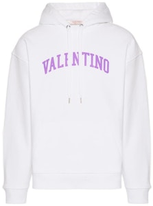 Valentino SS23 Logo Print Cotton Hoodie White - Pre-Spring 2023 Collection. 2V3MF14B963YT4 Buy Valentino SS23 Logo Print Cotton Hoodie White - Pre-Spring 2023 Collection. 2V3MF14B963YT4