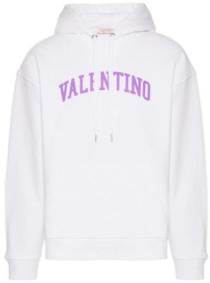 Valentino SS23 徽標印花純棉連帽衫 白色 - 2023 春季系列 2V3MF14B963YT4 Buy Valentino SS23 徽標印花純棉連帽衫 白色 - 2023 春季系列 2V3MF14B963YT4