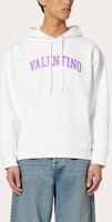 Valentino SS23 徽標印花純棉連帽衫 白色 - 2023 春季系列 2V3MF14B963YT4 Lookbook Valentino SS23 徽標印花純棉連帽衫 白色 - 2023 春季系列 2V3MF14B963YT4