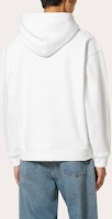 Valentino SS23 徽標印花純棉連帽衫 白色 - 2023 春季系列 2V3MF14B963YT4 Shop Valentino SS23 徽標印花純棉連帽衫 白色 - 2023 春季系列 2V3MF14B963YT4