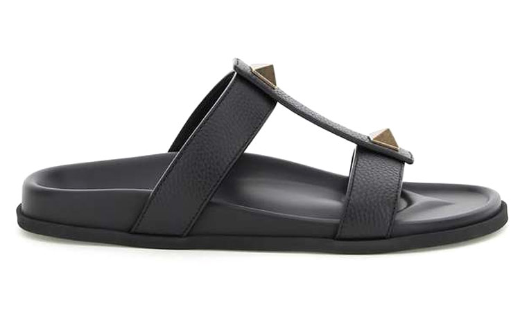 Valentino 'Stud Simplicity Casual Slides Black' 圖 2