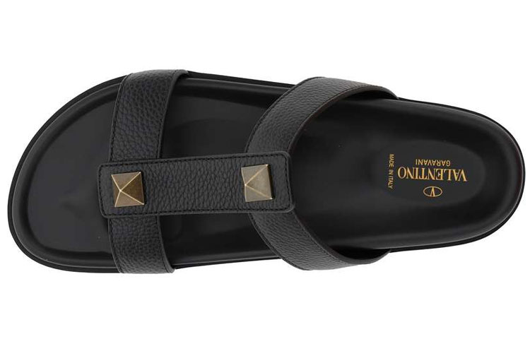 Valentino 'Stud Simplicity Casual Slides Black' 圖 4