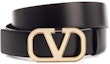 Buy Tali Pinggang Valentino "V Logo" Kulit Hitam Lebar 3.5cm. XY2T0S98QWUFV0