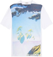 Valentino White Logo Scenic Print Crewneck T-Shirt. TV0MG06L69181M Valentino White Logo Scenic Print Crewneck T-Shirt. TV0MG06L69181M