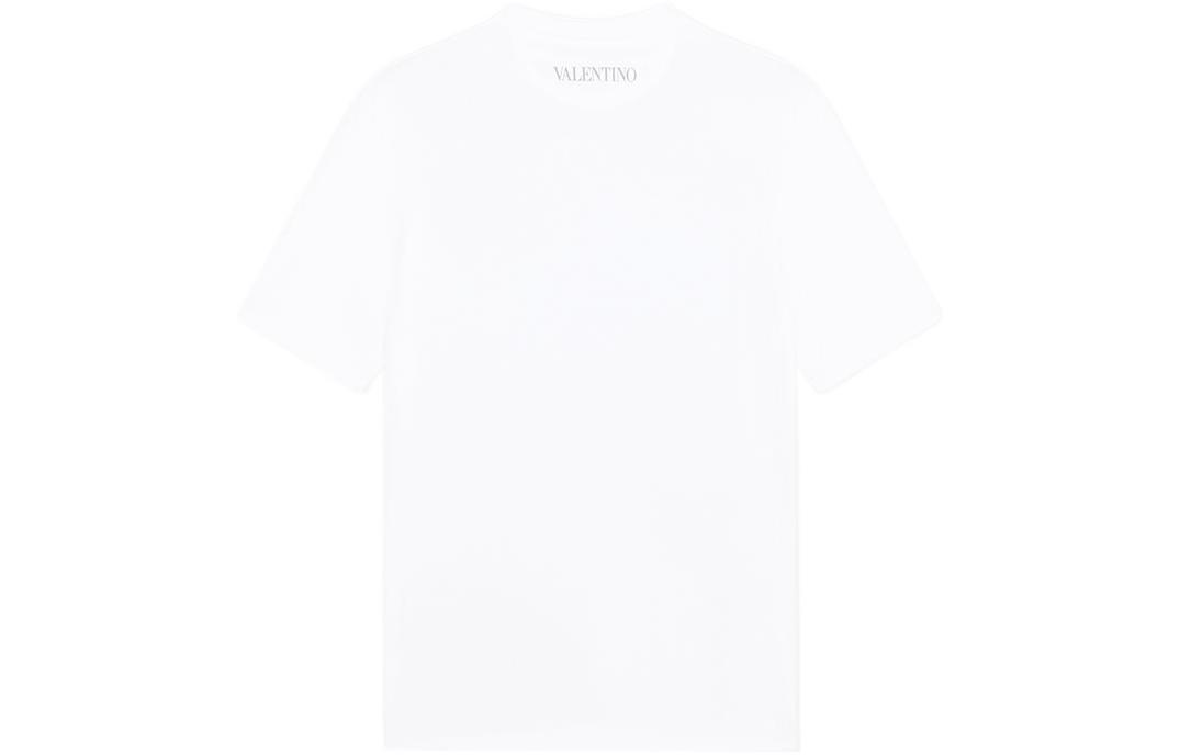 Lookbook Valentino Kaos Crewneck Putih Logo Scenic Print. TV0MG06L69181M