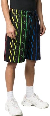 Valentino All-Over Logo Print Loose Fit Bermuda Shorts Men - Multi-color. VV3MD02Q6LF20K Shop Valentino All-Over Logo Print Loose Fit Bermuda Shorts Men - Multi-color. VV3MD02Q6LF20K