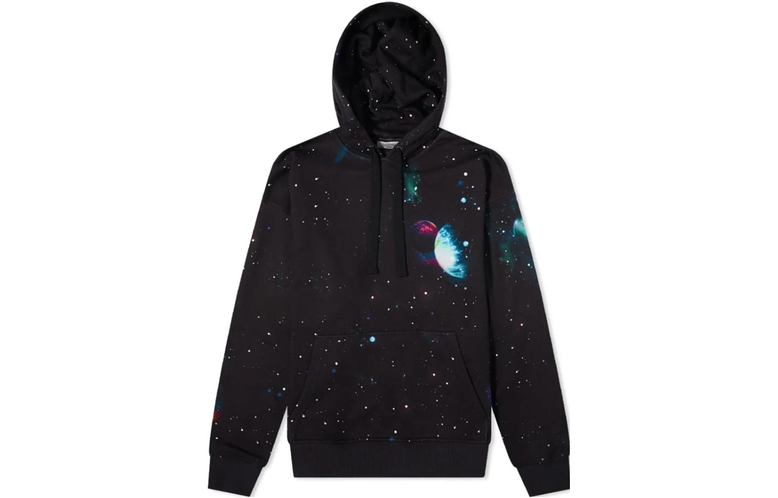 Order Valentino 星星印花休閒長袖上衣 男款 黑色 WV3MF02C7LDU03