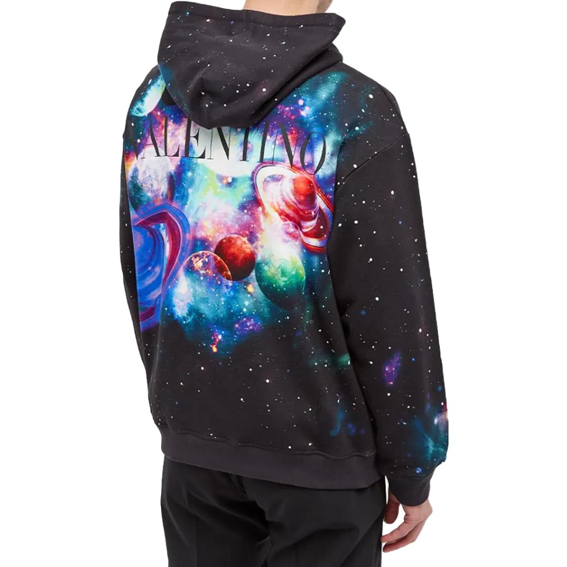 Lookbook Valentino 星星印花休閒長袖上衣 男款 黑色 WV3MF02C7LDU03