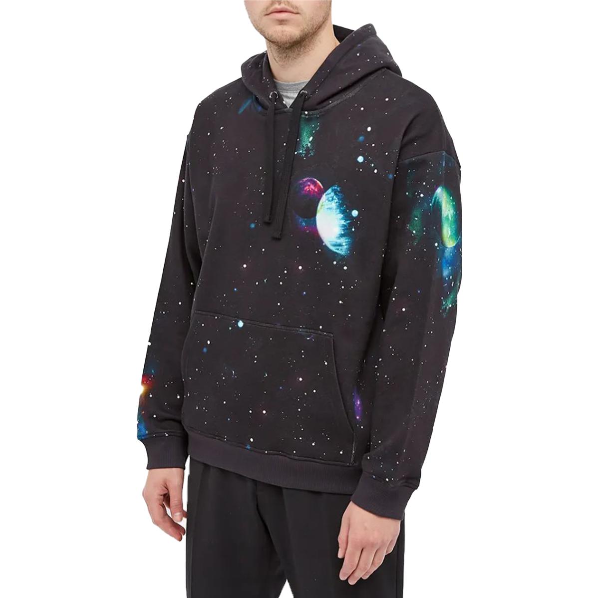 Shop Valentino 星星印花休閒長袖上衣 男款 黑色 WV3MF02C7LDU03