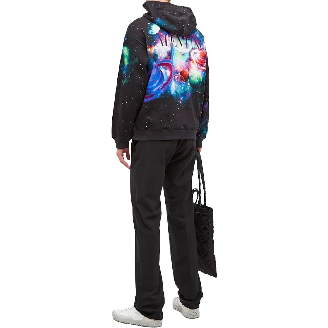 Details for Valentino 星星印花休閒長袖上衣 男款 黑色 WV3MF02C7LDU03