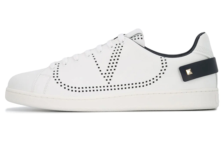 Valentino Backnet Calfskin 'White Alphabet'
