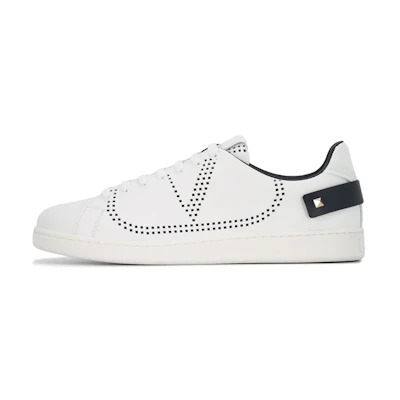 Valentino Backnet Calfskin 'White Alphabet'