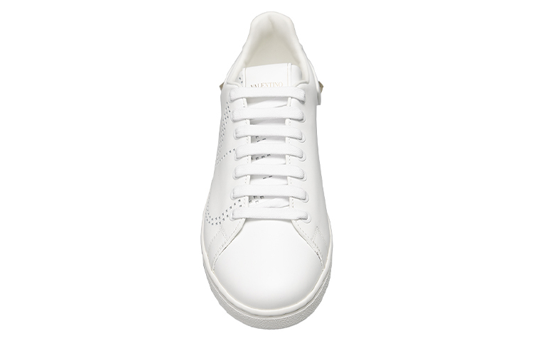 Shop Valentino Backnet Low 'White Leather' UY0S0C04DYH0BO