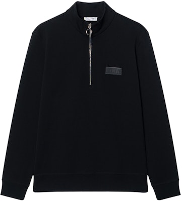 Valentino Jaket Rajut Hitam Half-Zip dengan Detail Roman Stitch. VV3MF17B73PN01 Buy Valentino Jaket Rajut Hitam Half-Zip dengan Detail Roman Stitch. VV3MF17B73PN01