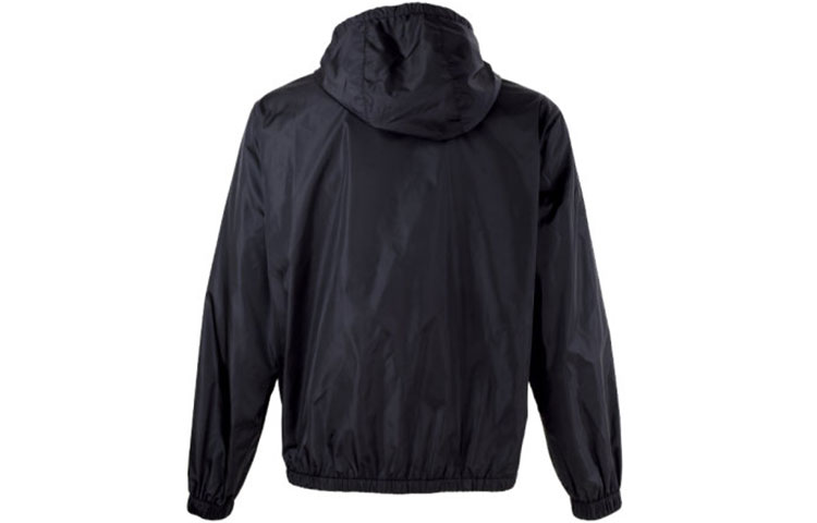 Lookbook 华伦天奴黑色字母标志连帽拉链夹克 VV3CI368DMA