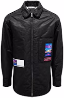 Valentino Black Logo Jacket with Zipper and Turn-Down Collar XV3CLH3680Y0NO Valentino Black Logo Jacket with Zipper and Turn-Down Collar XV3CLH3680Y0NO