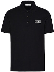 Valentino Kaos Polo Lengan Pendek Logo Hitam. WV3MH01N72E0NO Order Valentino Kaos Polo Lengan Pendek Logo Hitam. WV3MH01N72E0NO