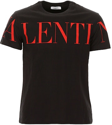 Valentino Kaos Pendek Hitam dengan Logo Terprint SV3MG03B5FN0NR Buy Valentino Kaos Pendek Hitam dengan Logo Terprint SV3MG03B5FN0NR
